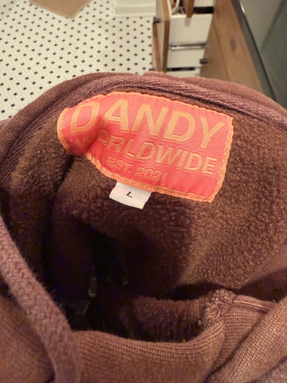 Dandy Southern California Brown Graphic Hoodie - Picture 6 of 6